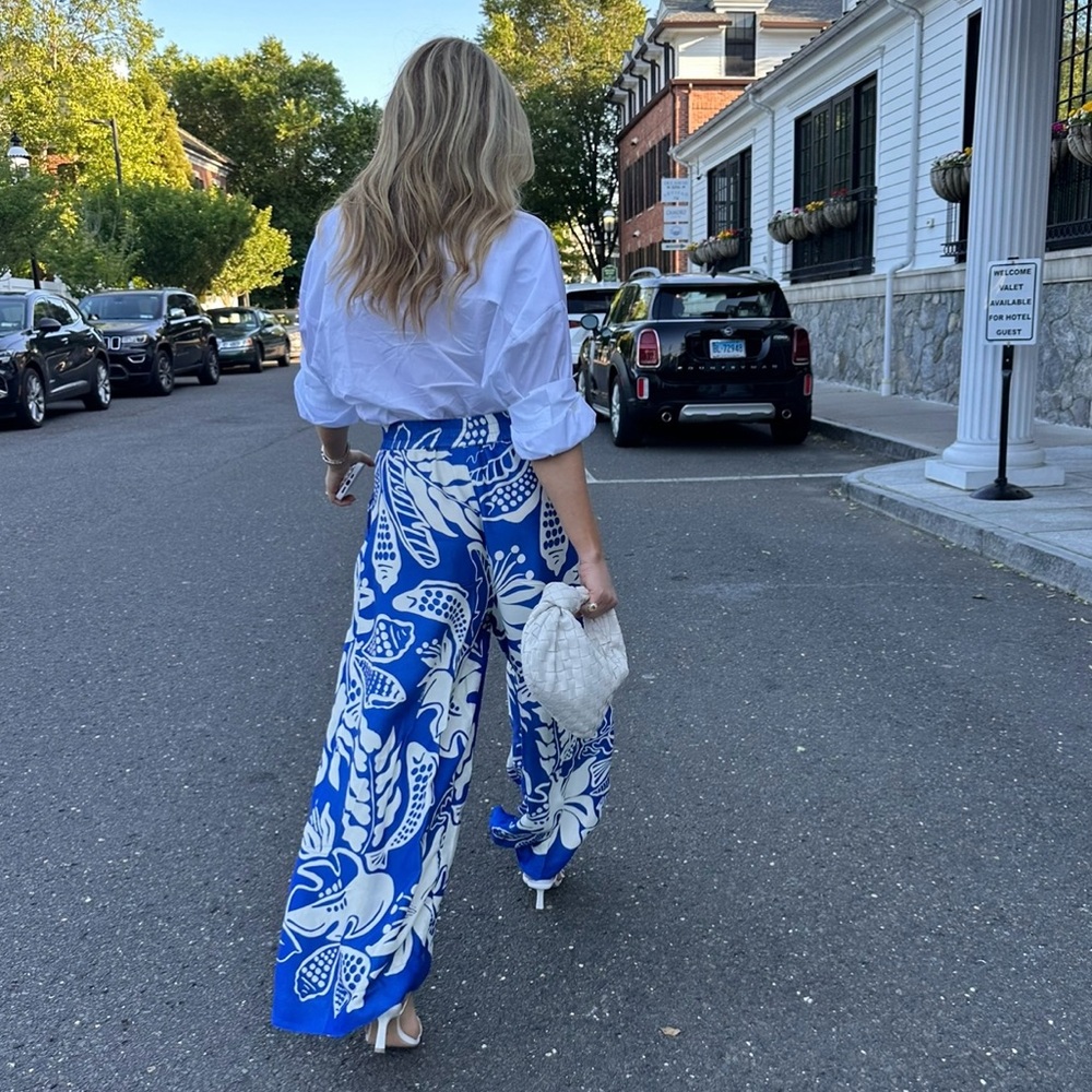 Anthropologie x farm rio collab pants